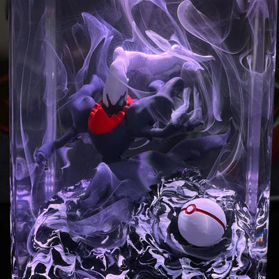 Pokemon Darkrai Epoxy Resin Lamp, Night Light