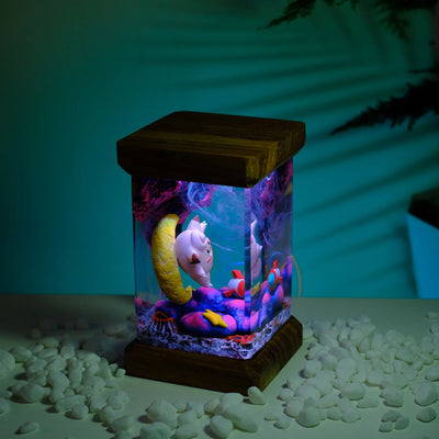 Pokemon Clefairy Epoxy Resin Lamp, Night Light