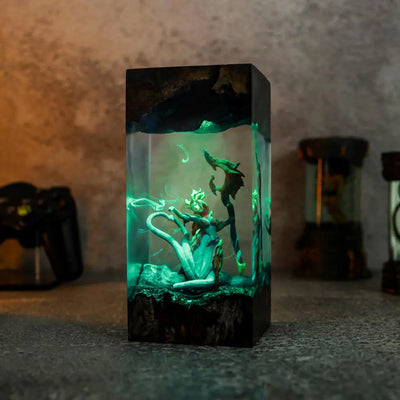 Coven Nami League of Legends Epoxy Resin Lamp, Night Light