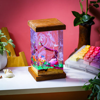 Pokemon Kirby Epoxy Resin Lamp, Night Light