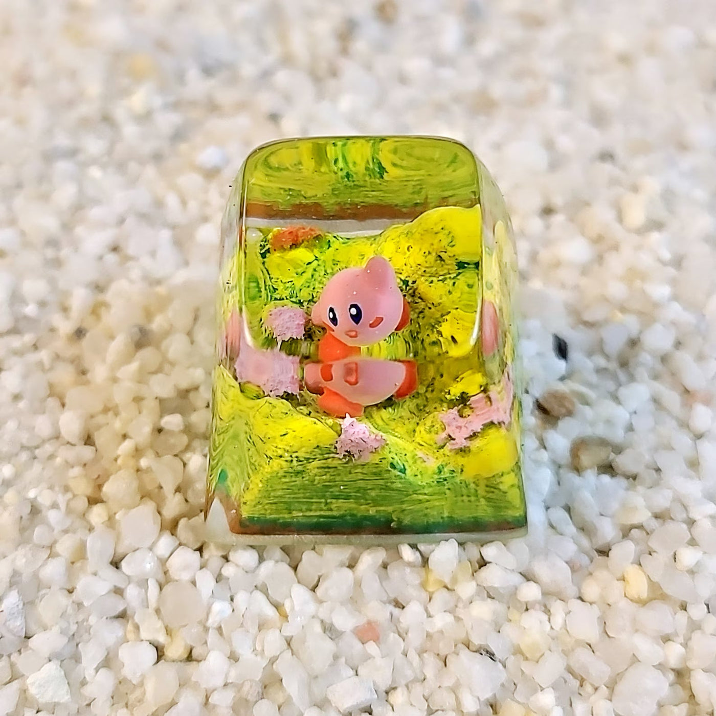 Kirby Artisan Keycaps Epoxy Resin