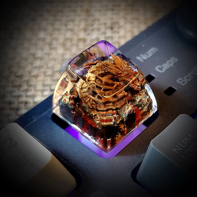 LOTR Lord Of Rings Eye of Sauron Dark Lord King of the Dead Smaug Dragon Balrog The One Ring Artisan Keycaps Epoxy Resin