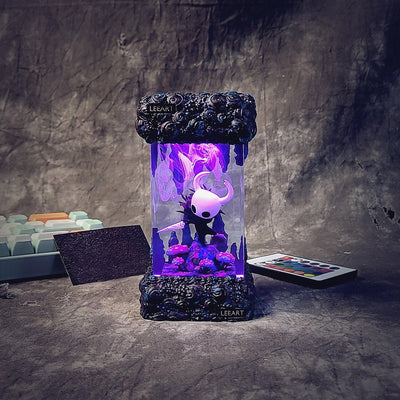 Hollow Knight Diorama Epoxy Resin Lamp, Night Light, Wireless Lights