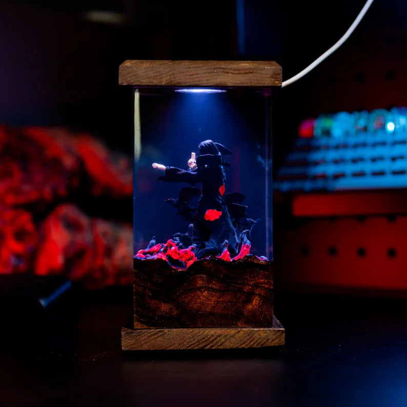 Itachi Uchiha Naruto Epoxy Resin Lamp, Night Light