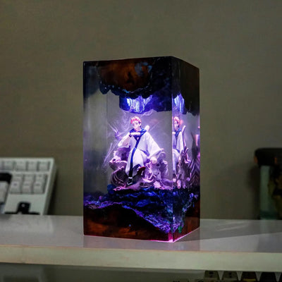 Ryomen Sukuna Jujutsu Kaisen Epoxy Resin Lamp, Night Light