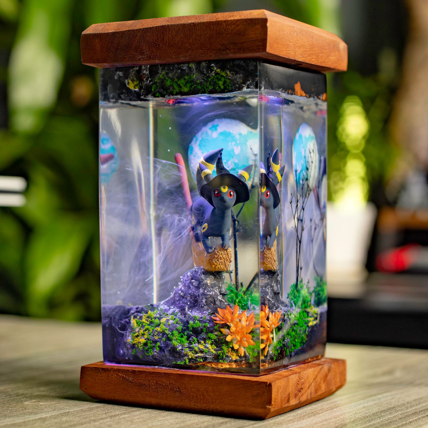 Pokemon Umbreon Halloween Epoxy Resin Lamp, Night Light