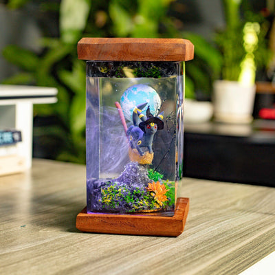 Pokemon Umbreon Halloween Epoxy Resin Lamp, Night Light