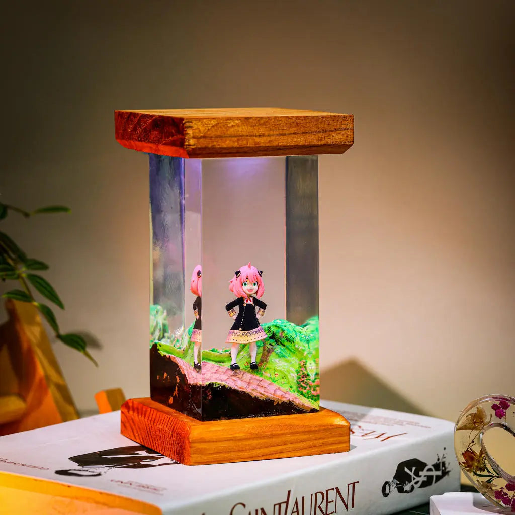 Anya Forger Spy × Family Epoxy Resin Lamp, Night Light