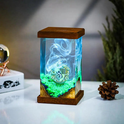 Hufflepuff Harry Potter Epoxy Resin Lamp, Night Light