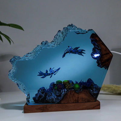 Ilu Avatar 2 Epoxy Resin Lamp, Night Light