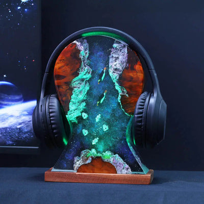 Penguin Headphone Stand Epoxy Resin Lamp, Night Light