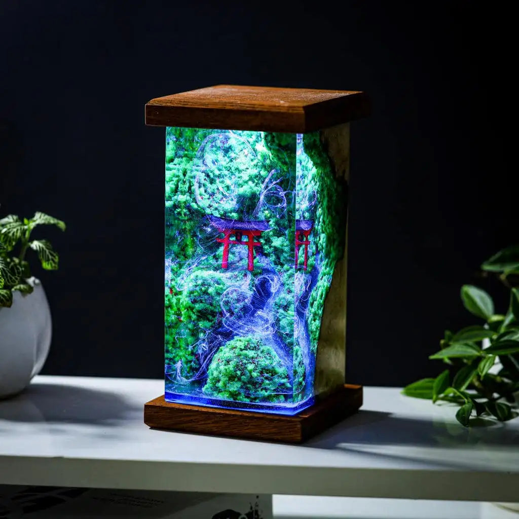 Torii Gate Epoxy Resin Lamp, Night Light