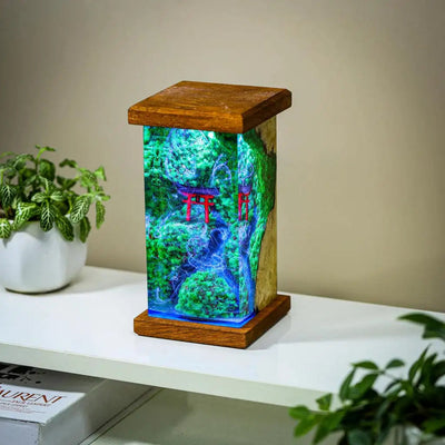 Torii Gate Epoxy Resin Lamp, Night Light