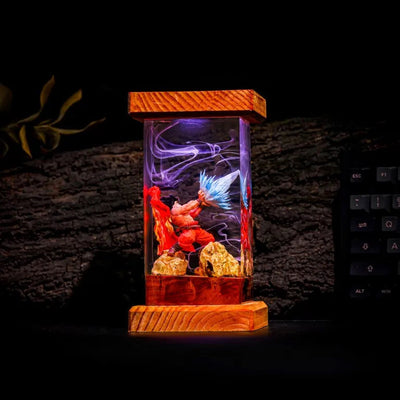 Dragon Ball Goku Epoxy Resin Lamp, Night Light