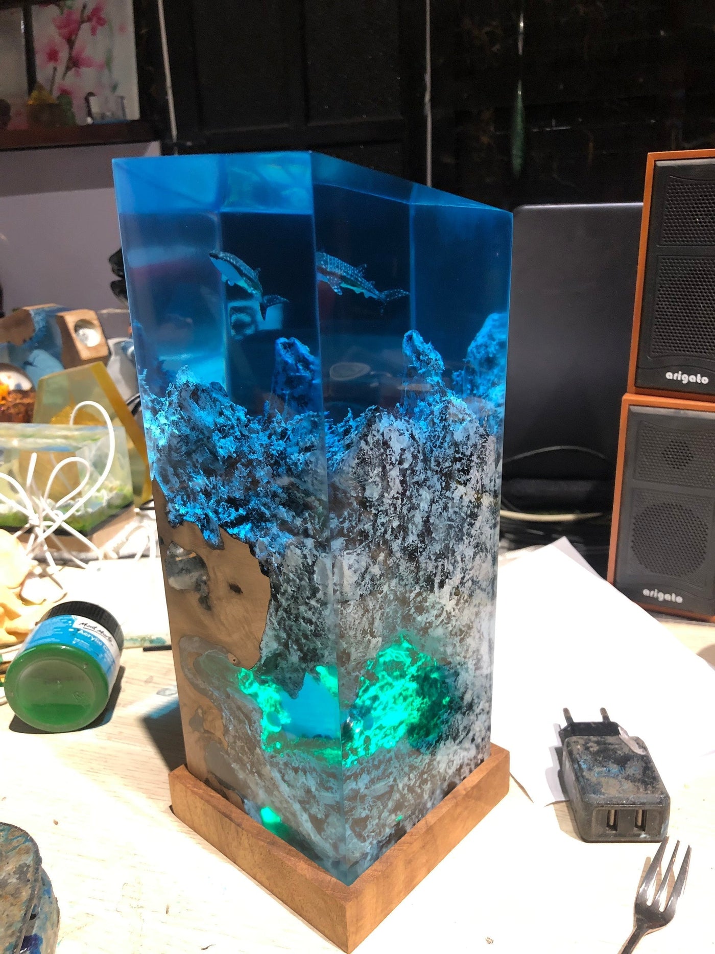 Custom Product - High Quality Epoxy Resin Lamp