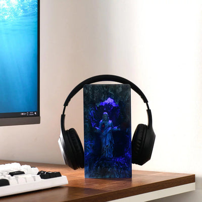 Jesus Headphone Stand Epoxy Resin Lamp, Night Light