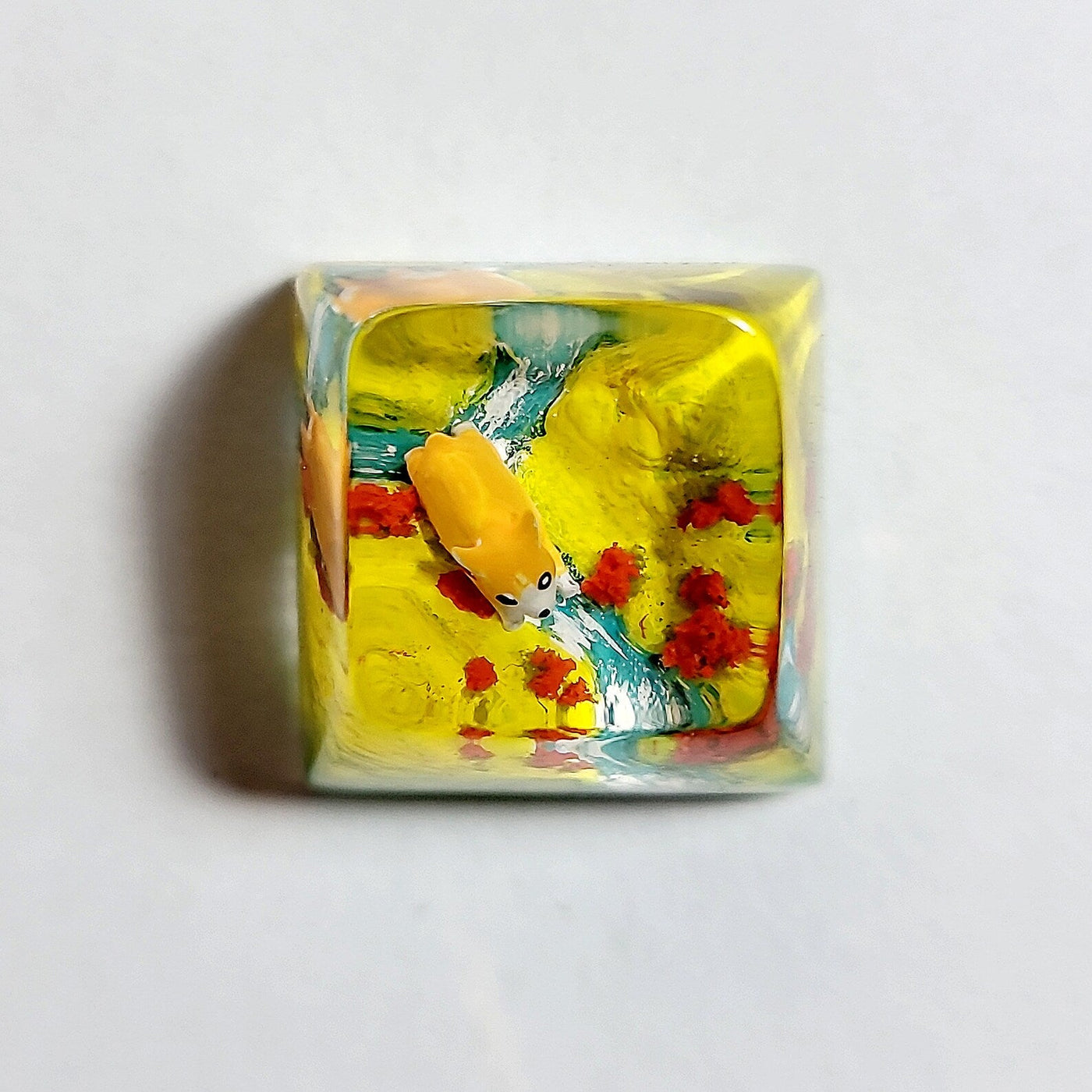 Corgi Dog Artisan Keycaps Epoxy Resin