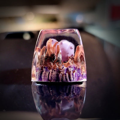 Pokemon Weezing Artisan Keycaps Epoxy Resin