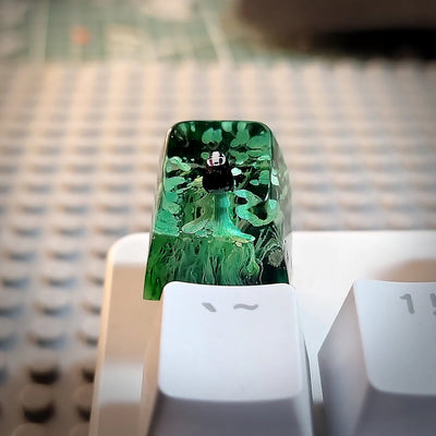 Spirited A No Face Faceless Artisan Keycaps Epoxy Resin