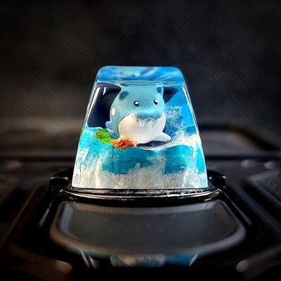 Pokemon Spheal Artisan Keycaps Epoxy Resin