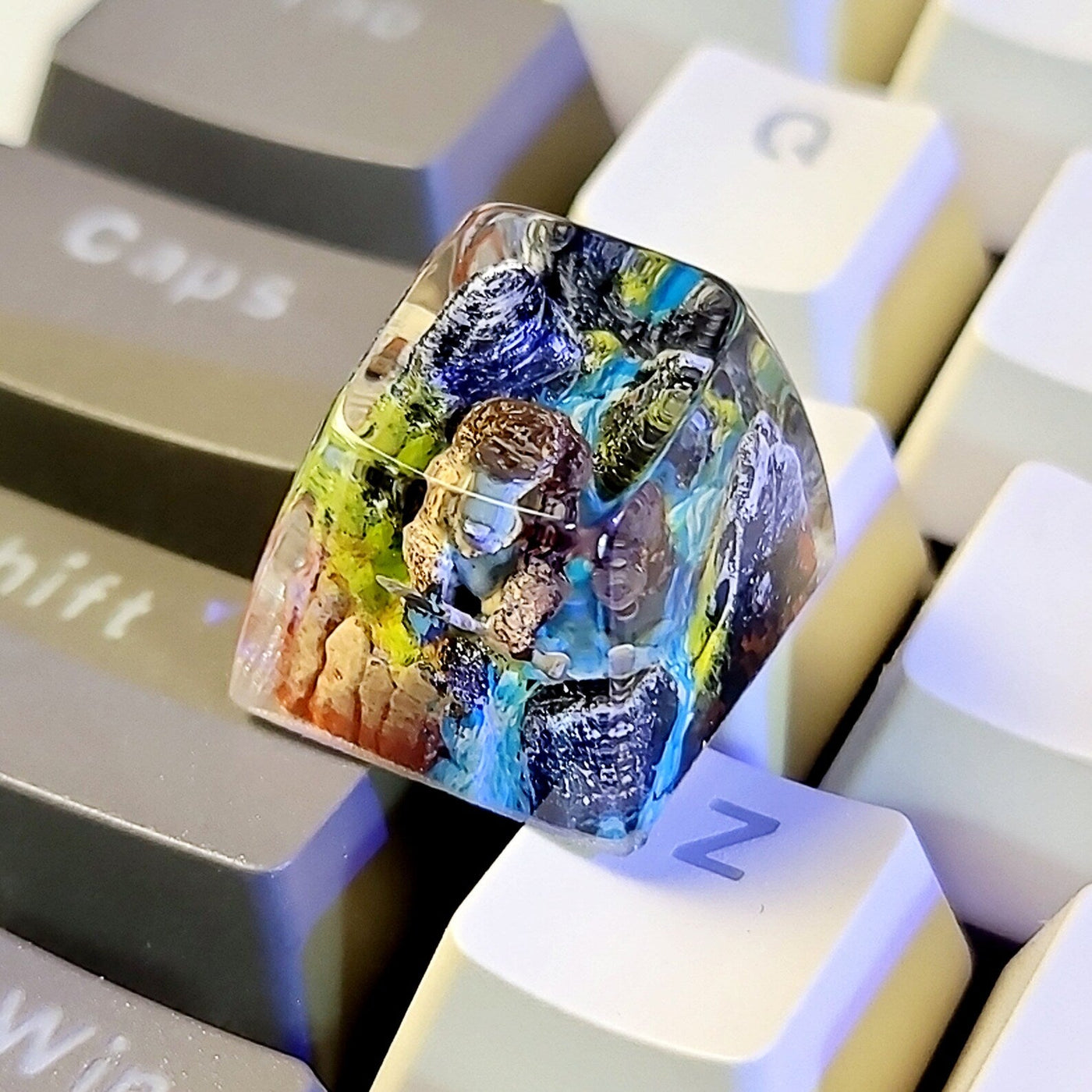 King Kong Kaiju Artisan Keycaps Epoxy Resin