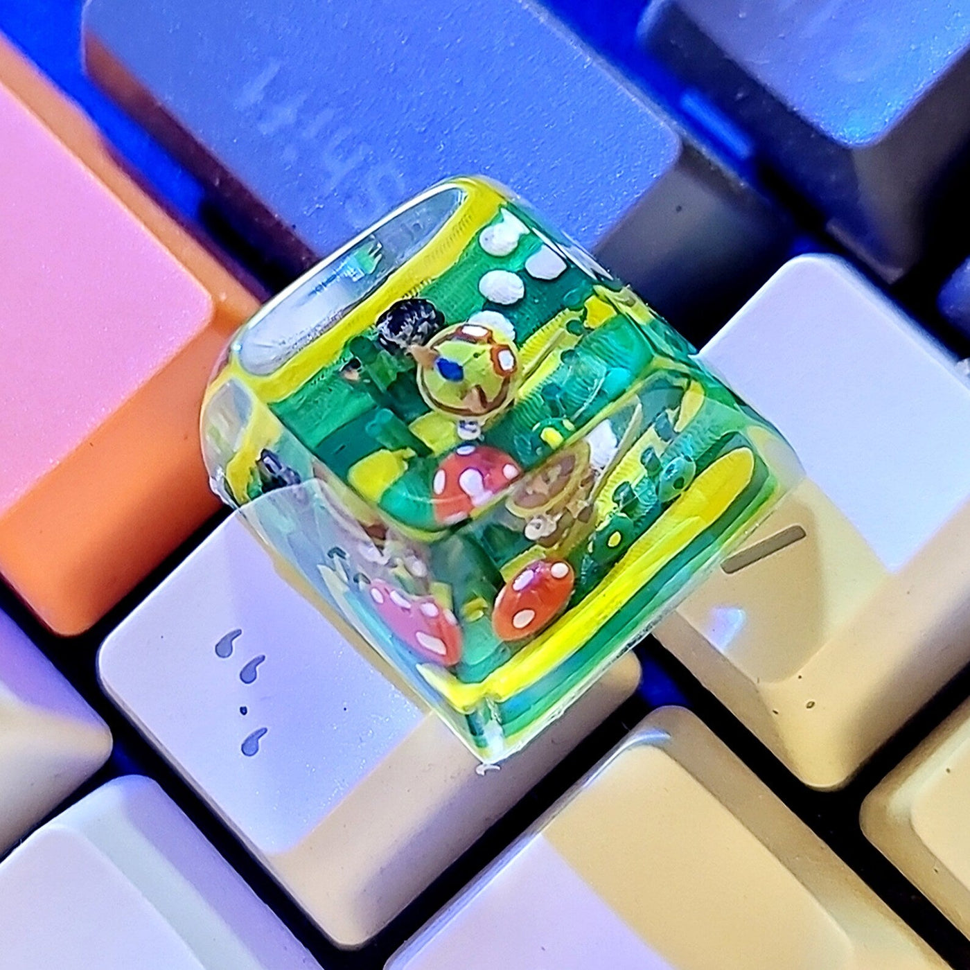 League of Legends Teemo Artisan Keycaps Epoxy Resin