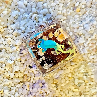 Axolotl Artisan Keycaps Epoxy Resin