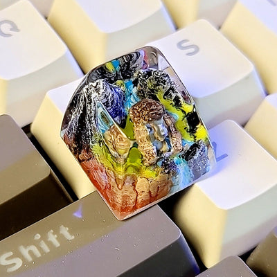 King Kong Kaiju Artisan Keycaps Epoxy Resin