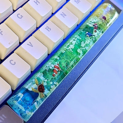 Finding Nemo Spacebar Artisan Keycaps Epoxy Resin