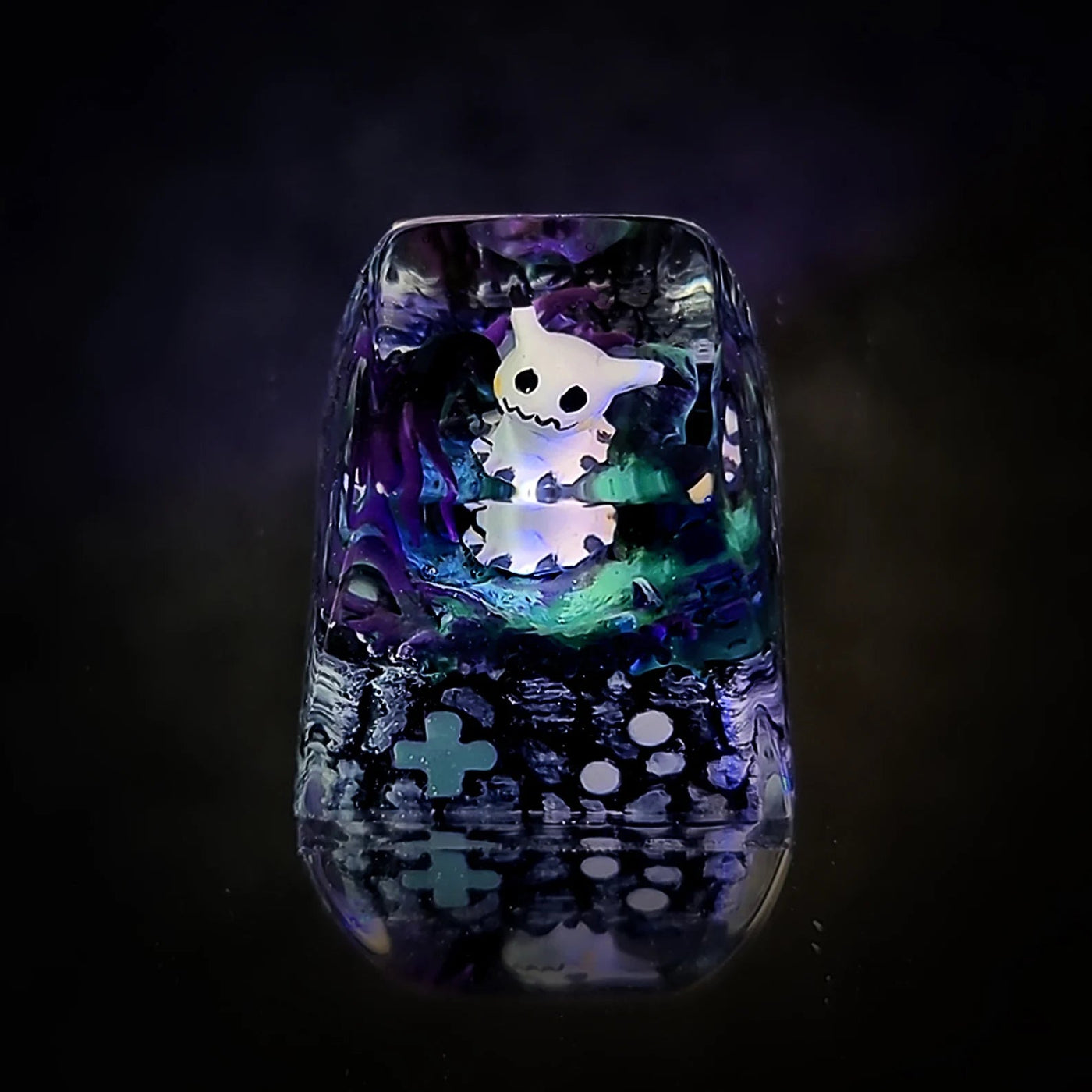 Pokemon Mimikyu Artisan Keycaps Epoxy Resin