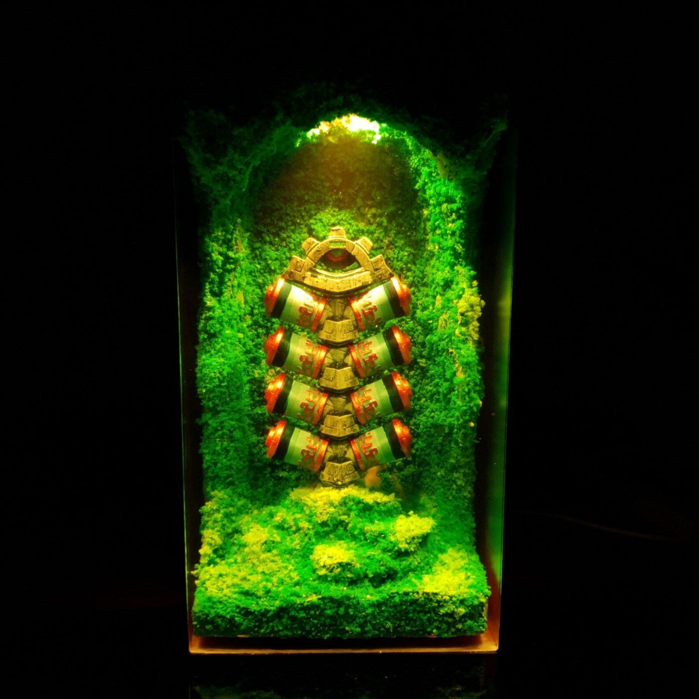 TLOZ TOTKD Zelda Link Zonai Charge Prop Battery Tears of the Kingdom Headphone Stand Epoxy Resin Lamp, Night Light