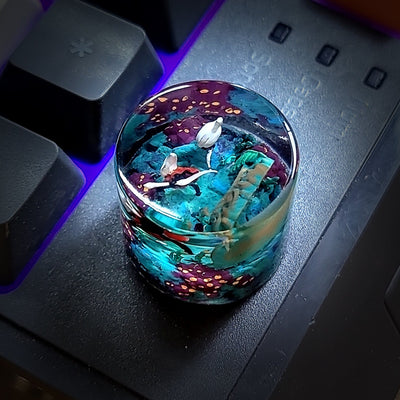 Hollow Knight Hornet Halloween Keyboard Knob Artisan Keycaps Epoxy Resin