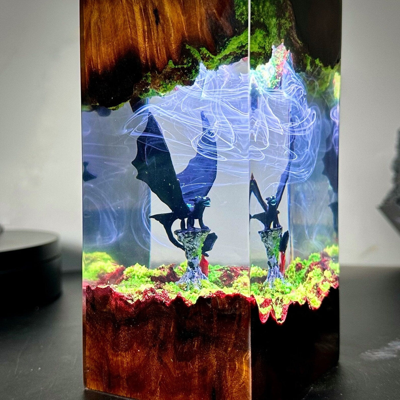 How To Train Your Dragon Toothless Epoxy Resin Lamp, Night Light