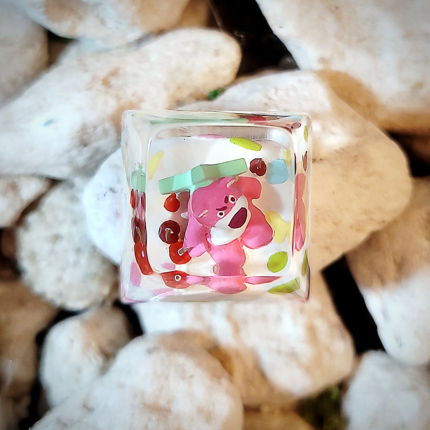 Toy Story Lotso Huggin Bear Artisan Keycaps Epoxy Resin