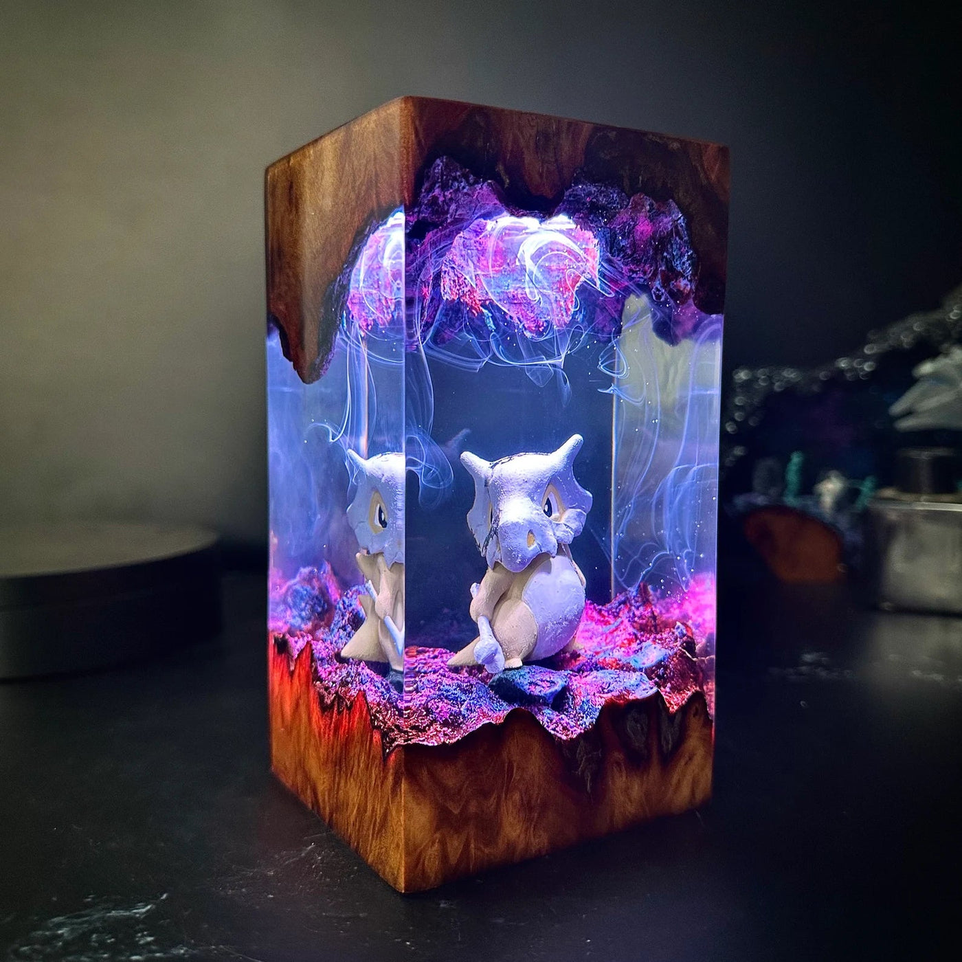 Pokemon Cubone Epoxy Resin Lamp, Night Light