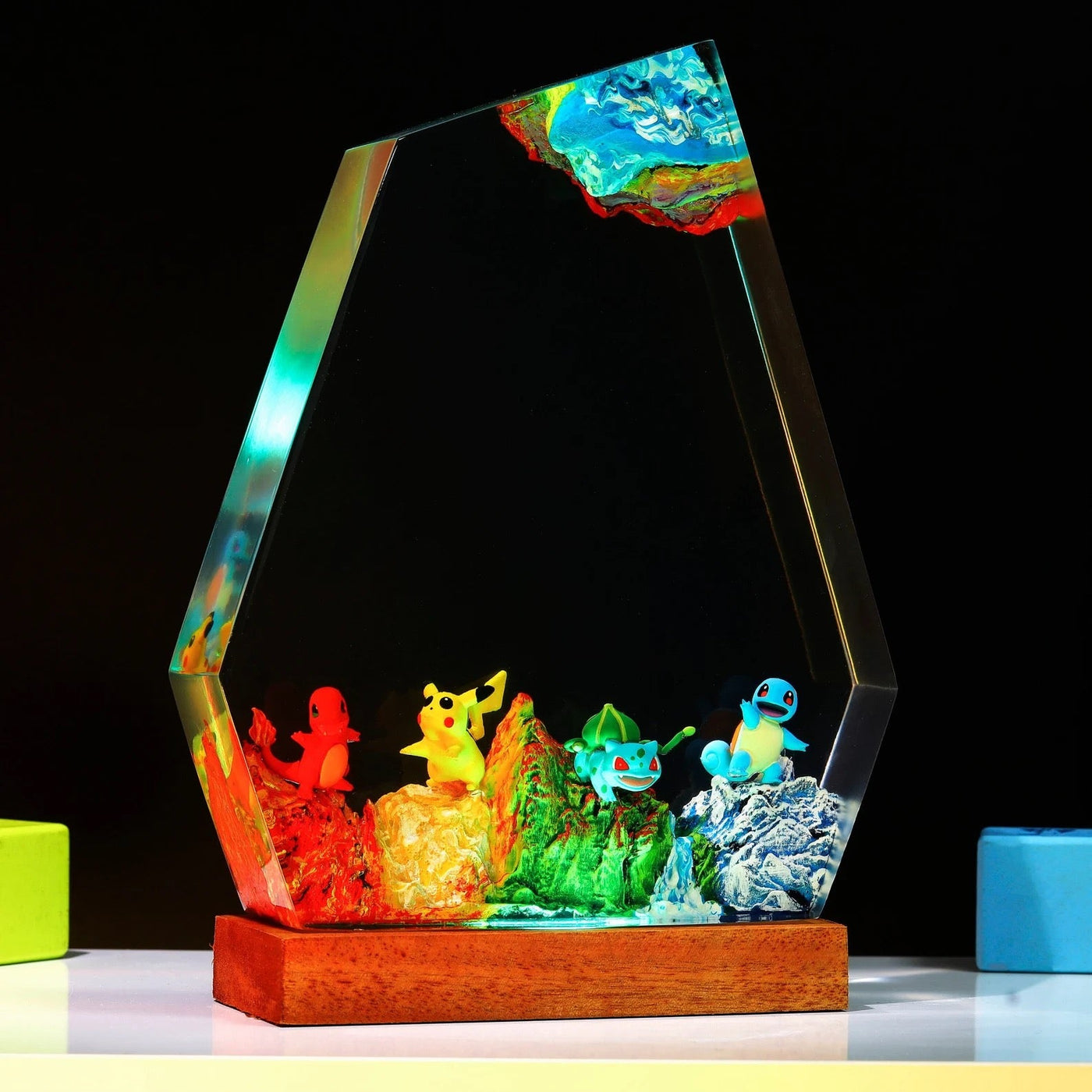 Pokemon Ash Ketchum Epoxy Resin Lamp, Night Light