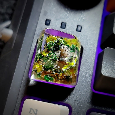 Ice Age Sid Manny Scrat Artisan Keycaps Epoxy Resin