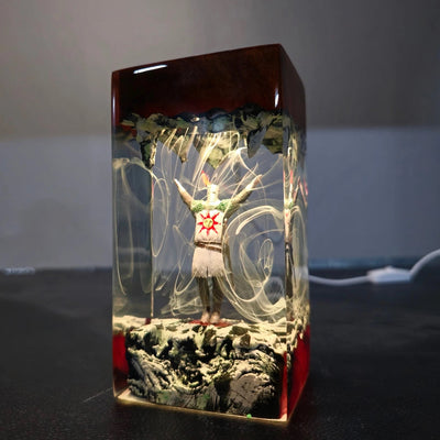 Solaire of Astora Praise The Sun Tarot Card Thank God Dark Souls Epoxy Resin Lamp, Night Light