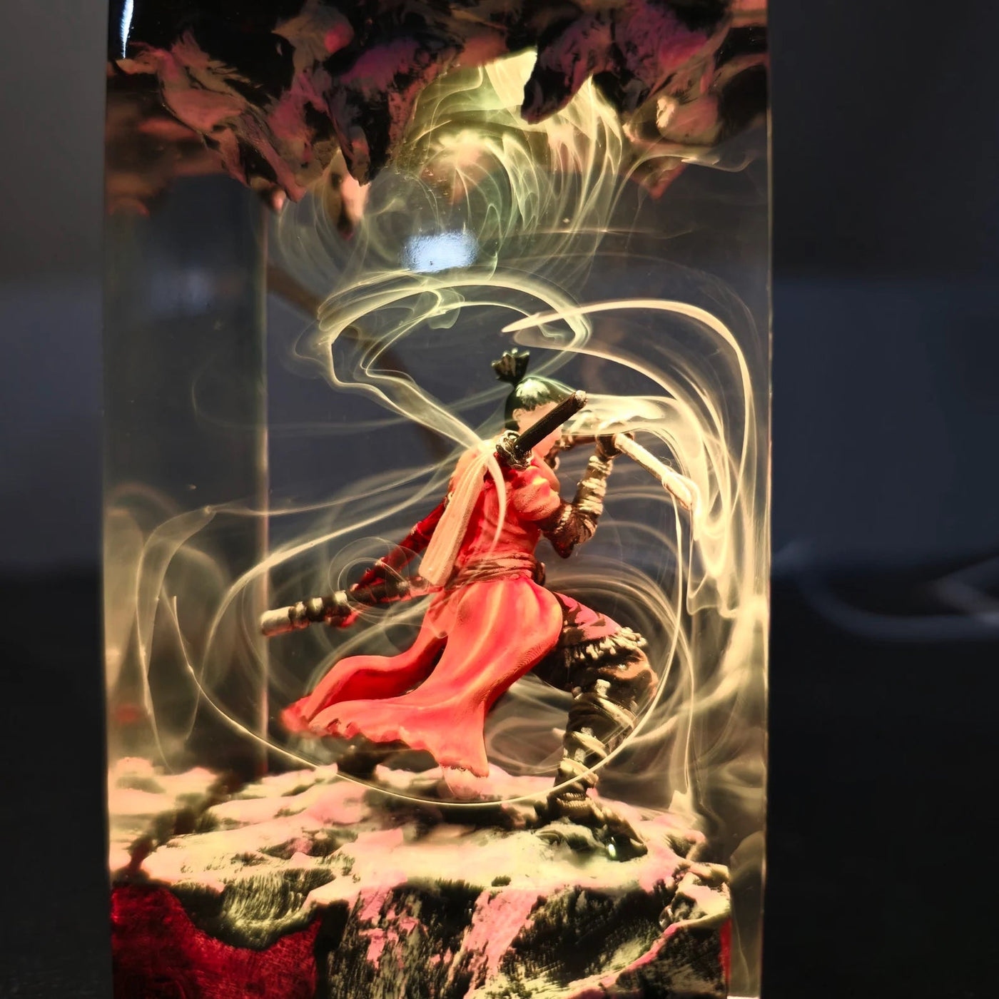 Sekiro Shadows Die Twice Epoxy Resin Lamp, Night Light