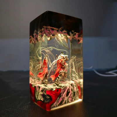 Sekiro Shadows Die Twice Epoxy Resin Lamp, Night Light