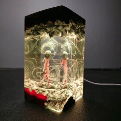 Let Me Solo Her Dark Souls Epoxy Resin Lamp, Night Light