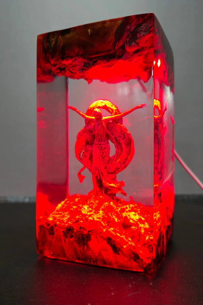 Queen Marika the Eternal Elden Ring Epoxy Resin Lamp, Night Light