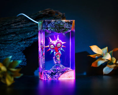 TLOZ TOTKD Zelda Majora's Mask 3D Epoxy Resin Lamp, Night Light