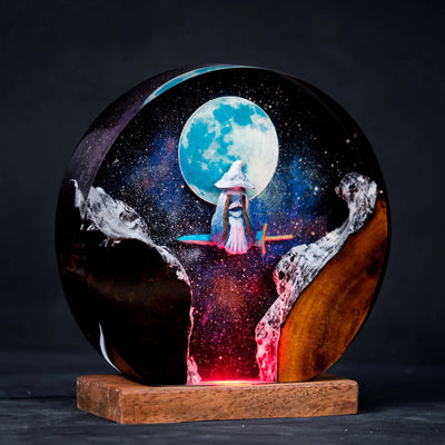 Ranni the Witch Elden Ring Epoxy Resin Lamp, Night Light