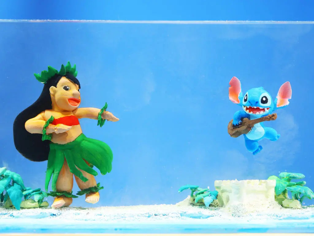 Lilo & Stitch Epoxy Resin Lamp, Night Light